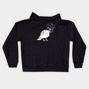 Undo Crow white Kids Hoodie